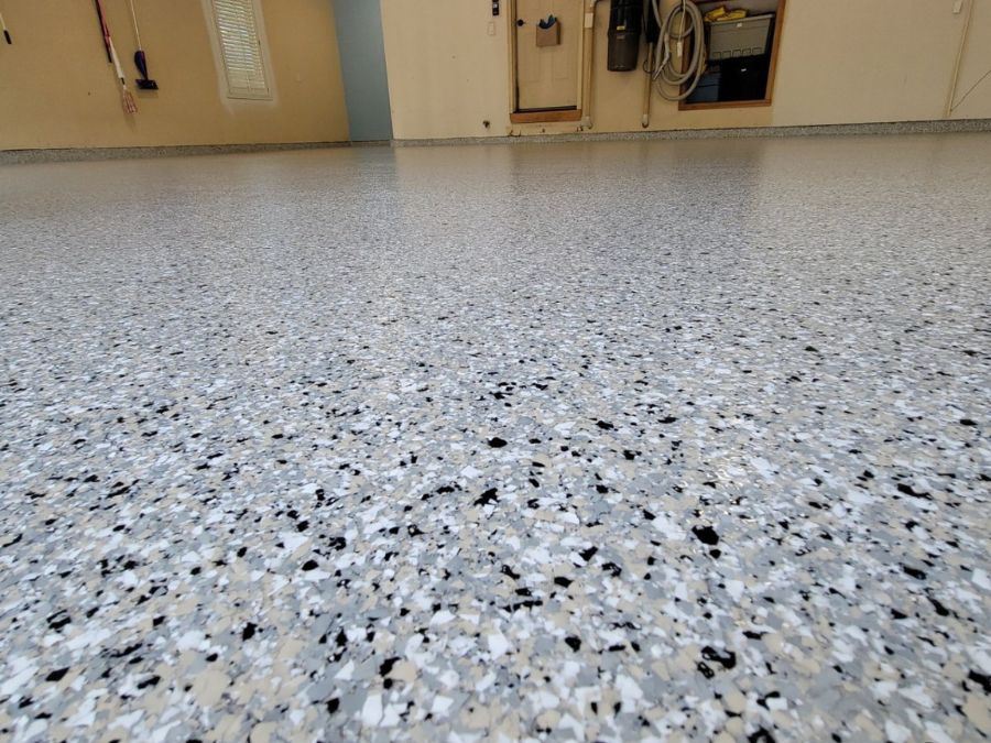 Garage Floor Coatings finish available from Mountain Home Epoxy Flooring by Twin Lakes Epoxy
